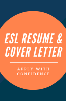 ESL Resume and Cover Letter - Apply with Confidence
