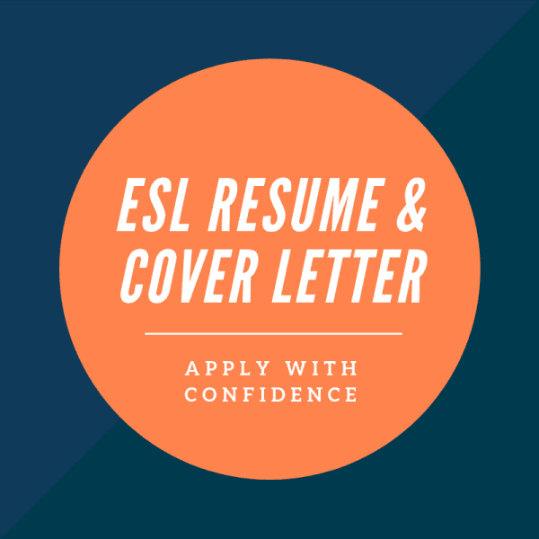 ESL Resume and Cover Letter - Apply with Confidence